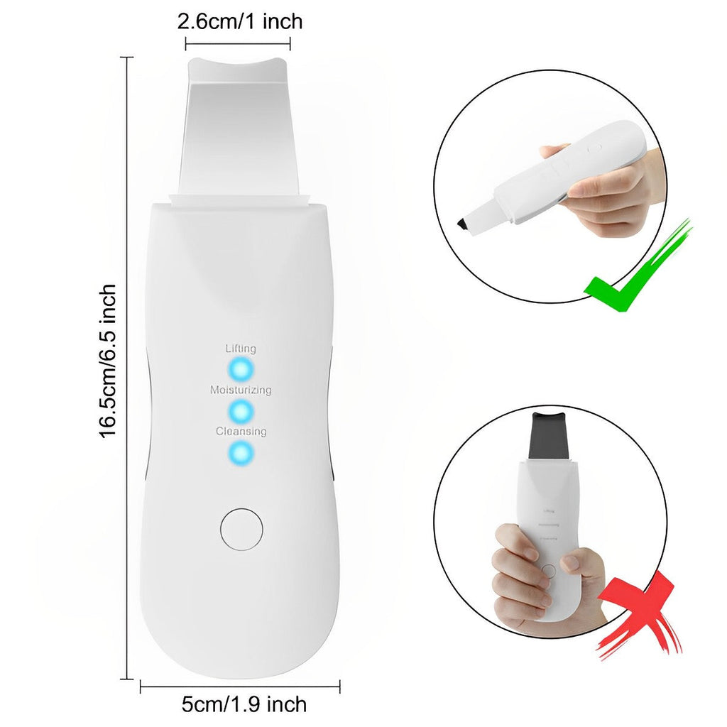 Top-Rated Ultrasonic Skin Scrubber Spatula