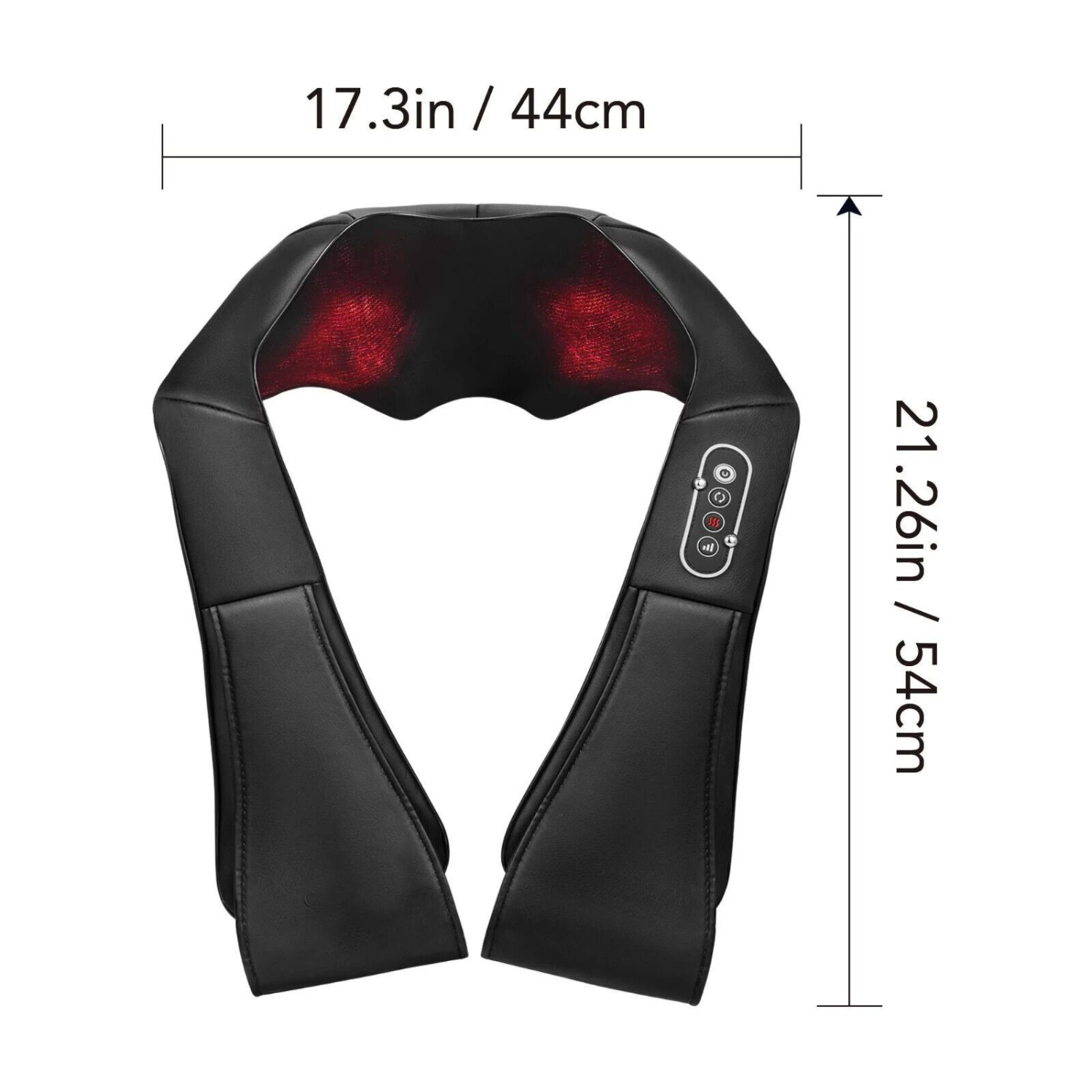Heated Shiatsu Neck And Shoulder Deep Tissue Pressure Point Massager