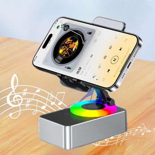 4-in-1 Phone Stand With Bluetooth Speaker