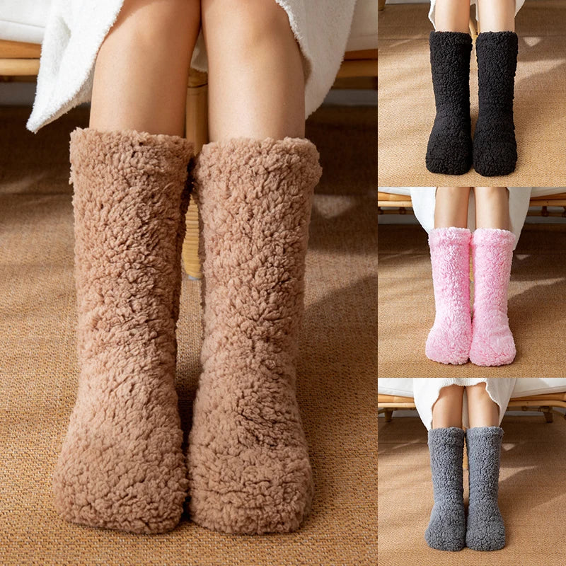 Flexora Winter Plush Indoor Socks