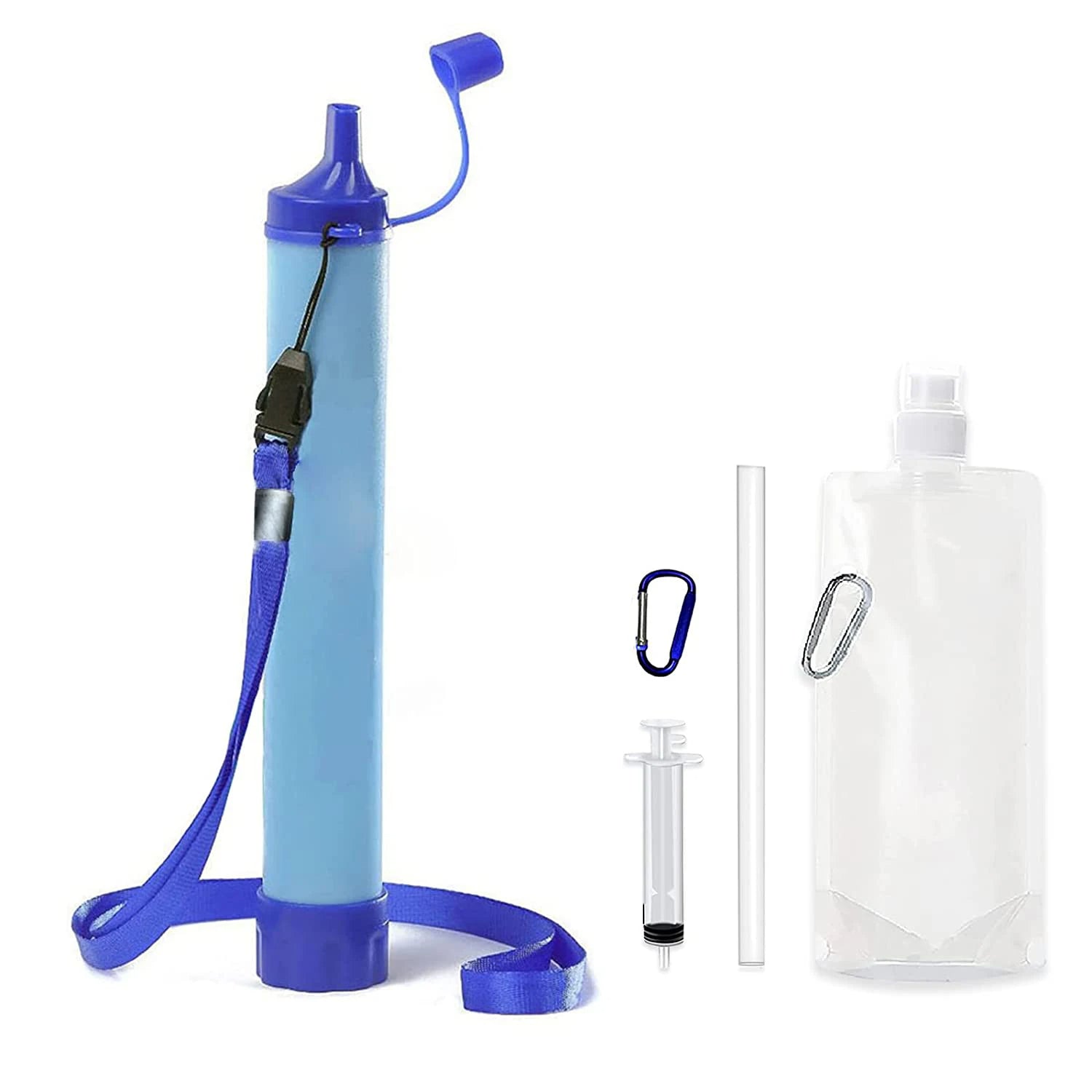 Portable Water Filter Straw For Outdoors