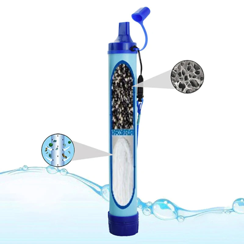 Portable Water Filter Straw For Outdoors