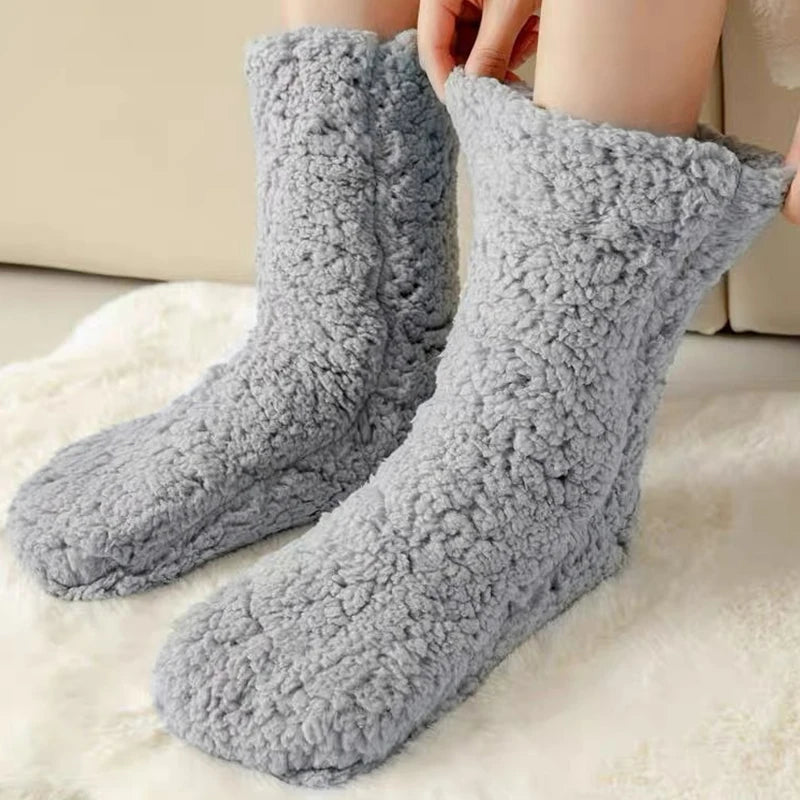 Flexora Winter Plush Indoor Socks