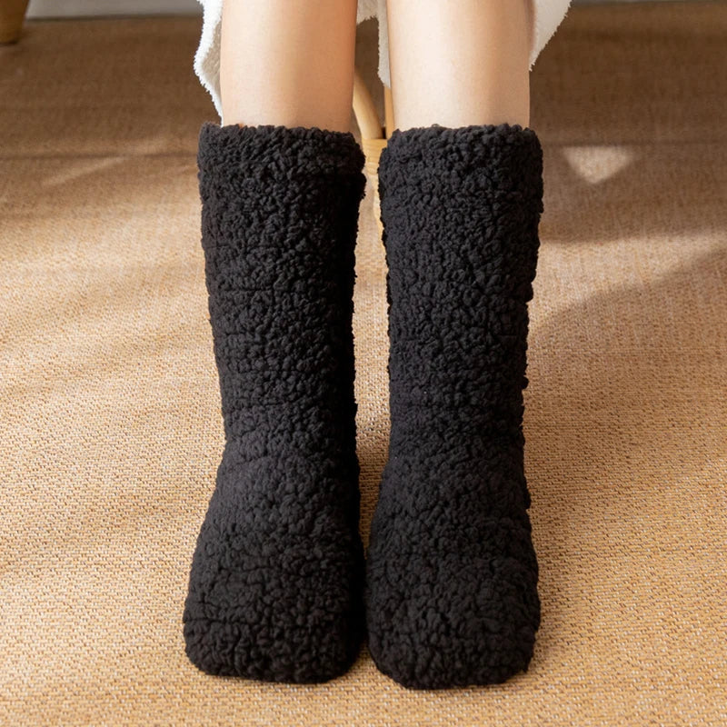 Flexora Winter Plush Indoor Socks