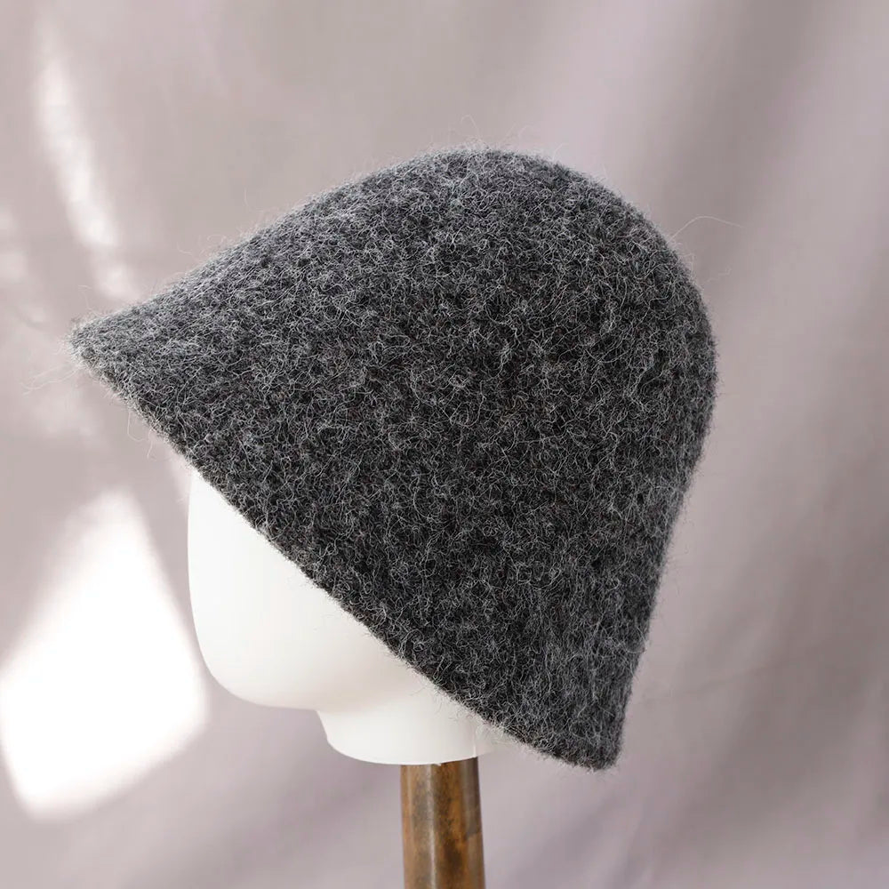 Flexora Women's Winter Wool Bucket Hat