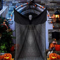 Outdoor Halloween Ghost Decoration with Skeleton Mask