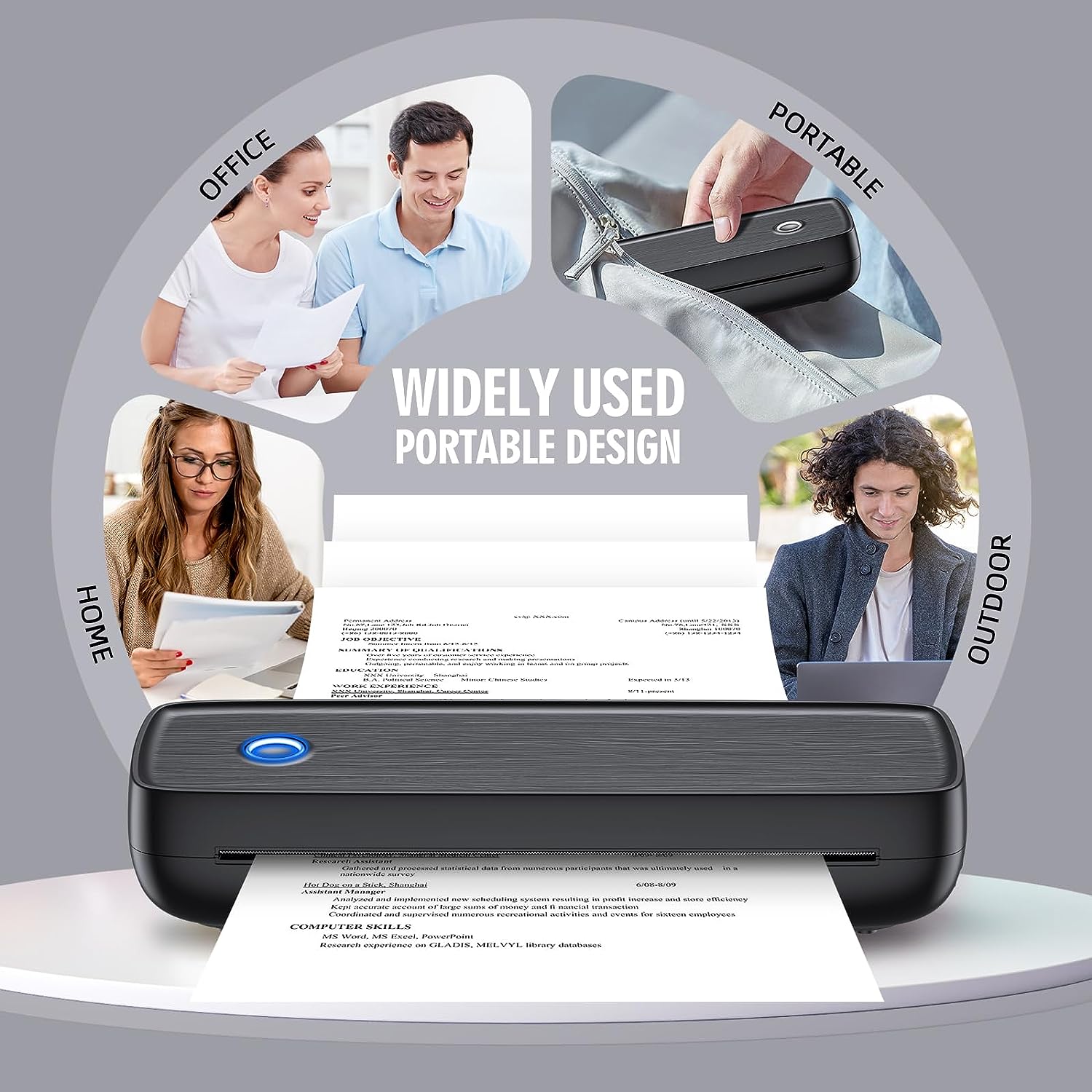 Flexora Wireless Inkless Thermal Printer