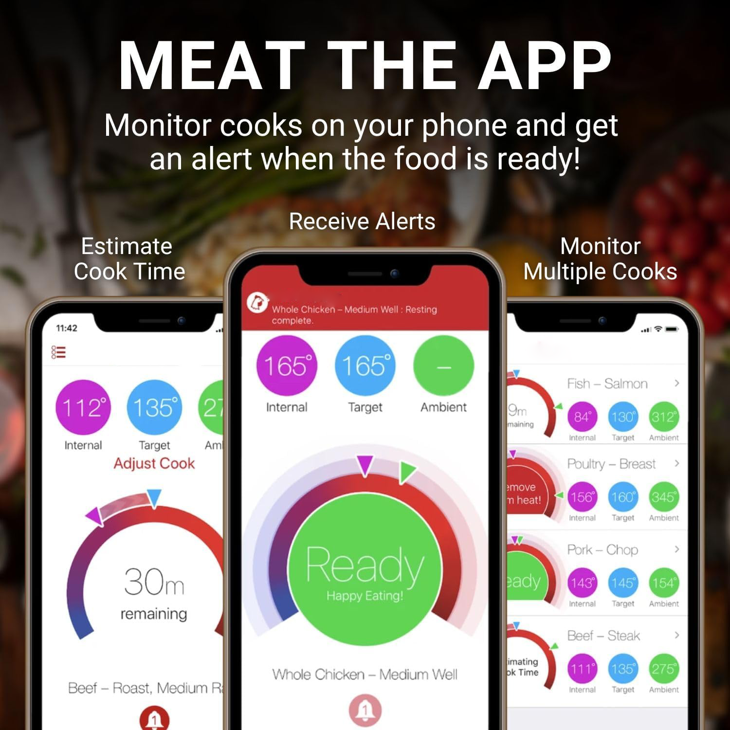 Flexora Wireless Smart Meat Thermometer