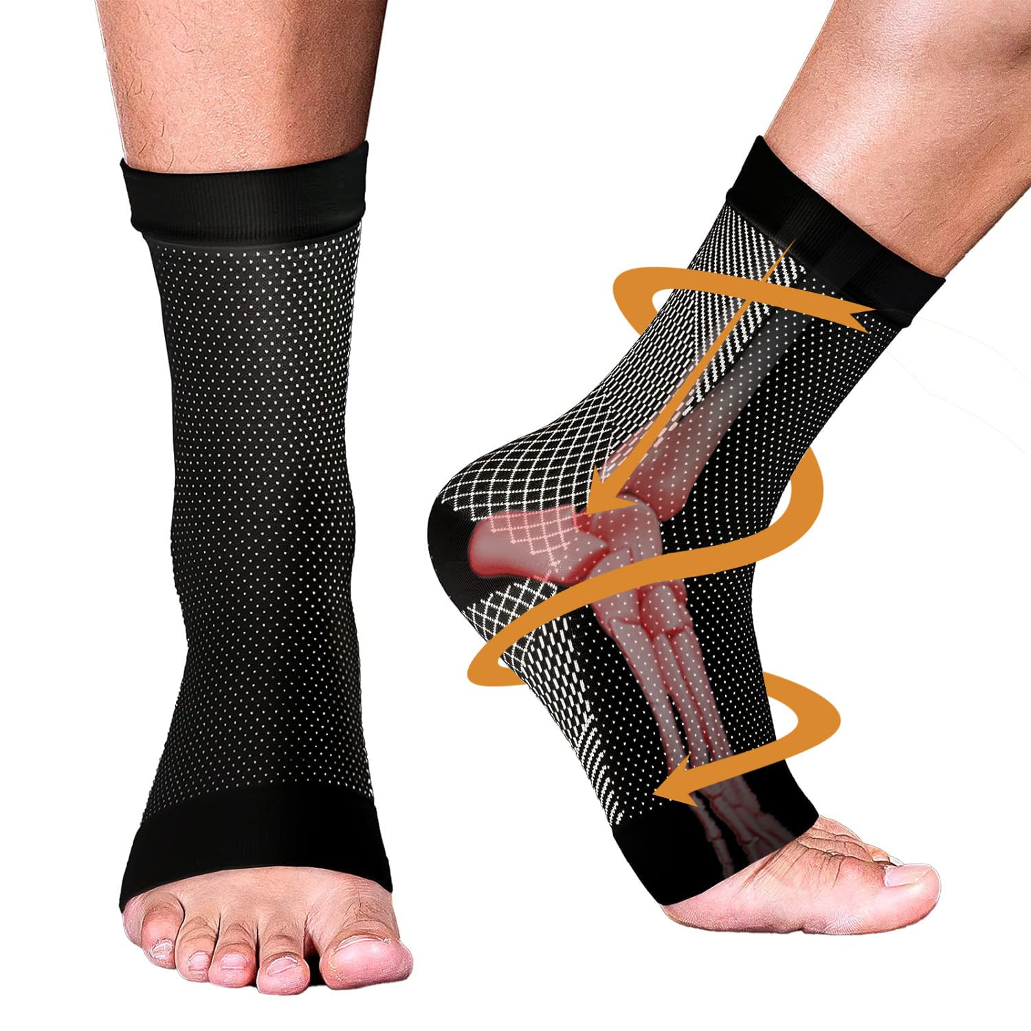 4 Pairs Premium Therapy Socks For Men And Women