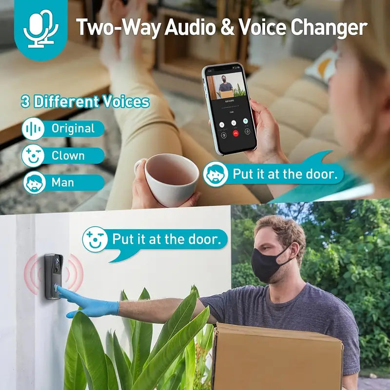 Flexora Wireless WiFi Video Doorbell