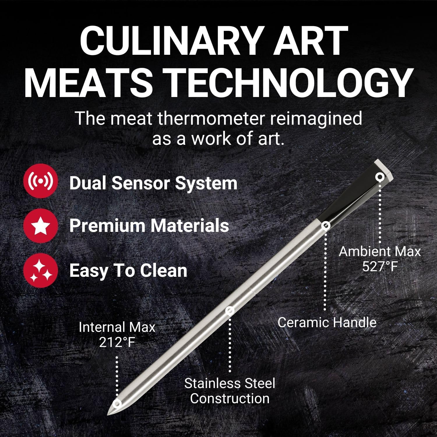 Flexora Wireless Smart Meat Thermometer