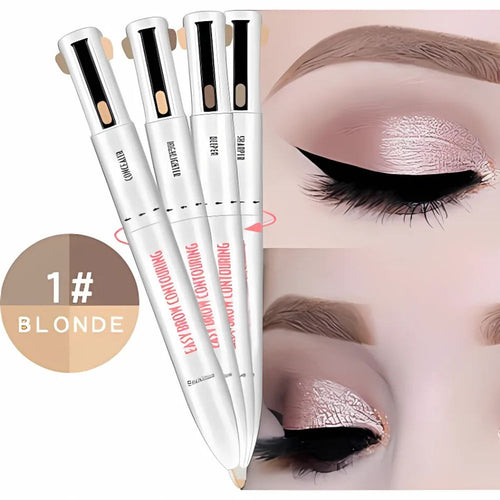 4-in-1 Eyebrow Pen Shape Fill Conceal Highlight