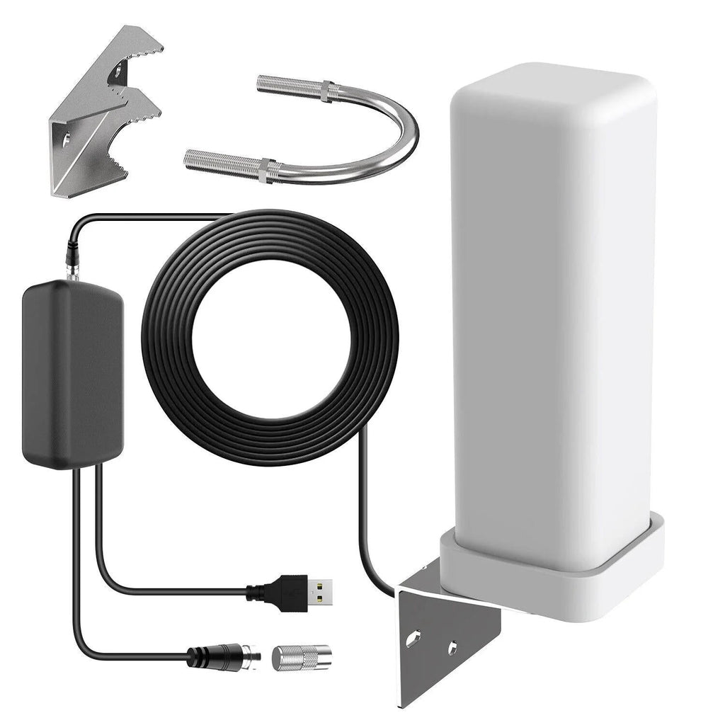 Extra Range 360° Premium Antenna 2025 HDTV Outdoor Antenna Amplified 460 Mile Range