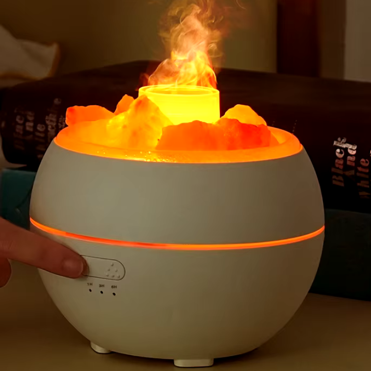 Salt Lamp Diffuser - 3-in-1 Essential Oil Diffuser
