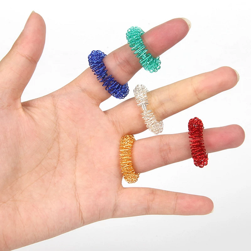 Acupressure Finger Massage Rings