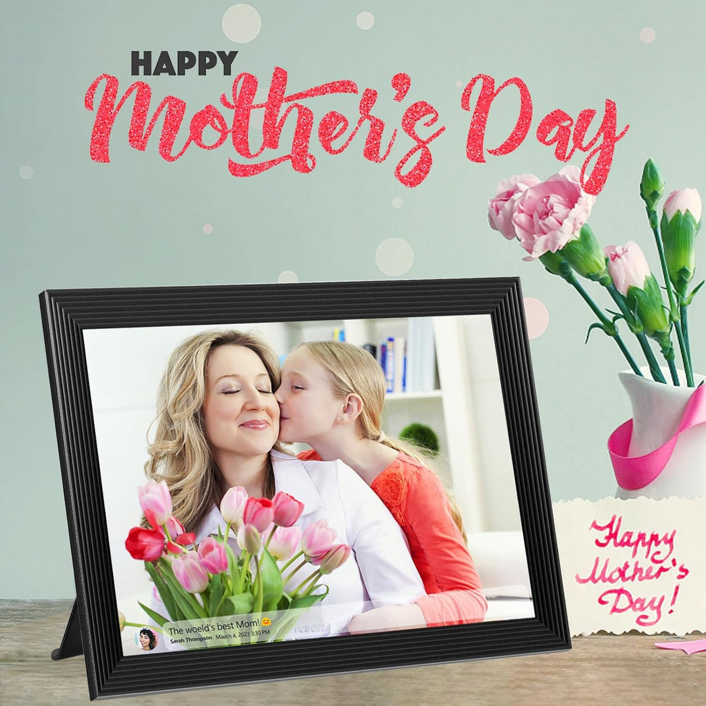 High-Resolution Digital Frame Top Electronic Frame With Video And Camera Features
