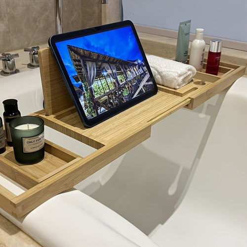 Bamboo Bathtub Tray