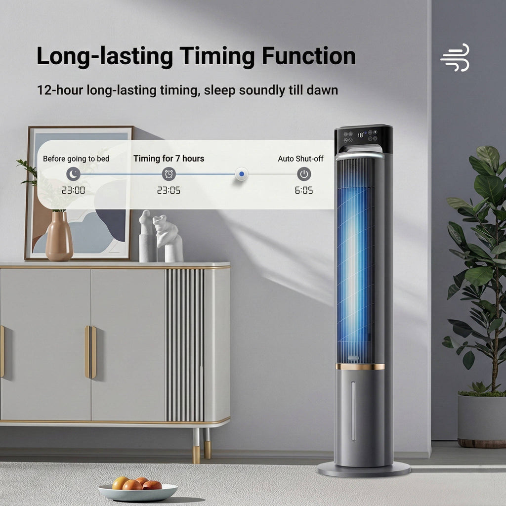 Portable Ac Unit Air Conditioner for Bedroom, Powerful & Smart Room Cooler, Windowless, Quiet for Sleep