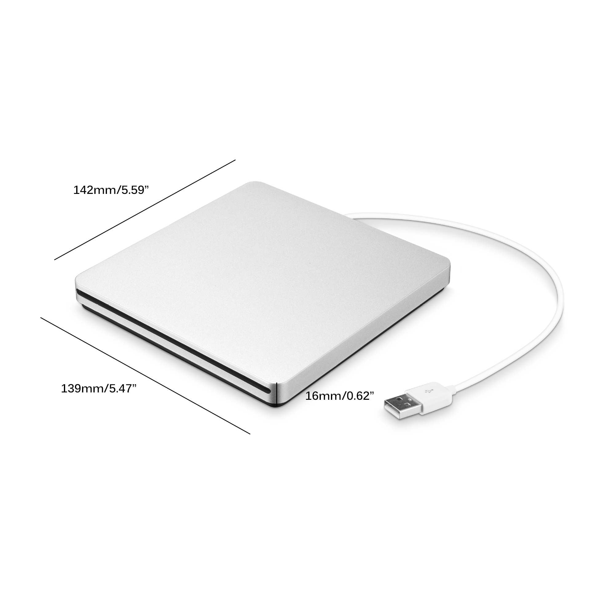 External DVD Recorder for Optical Drives Portable for MacBook Air