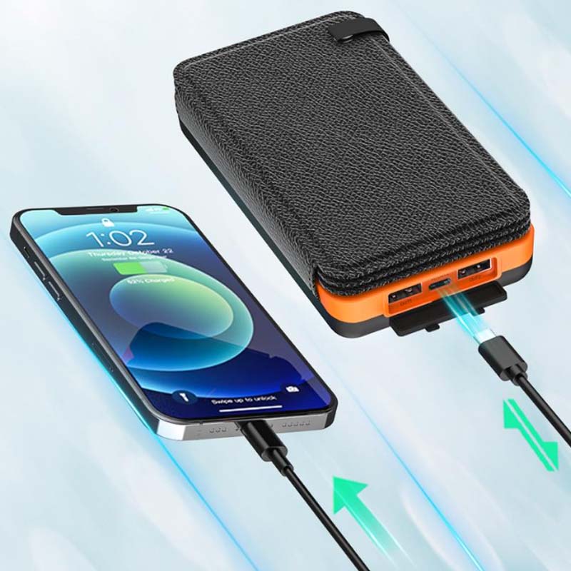 25000mAh high-performance solar power bank - quick charge