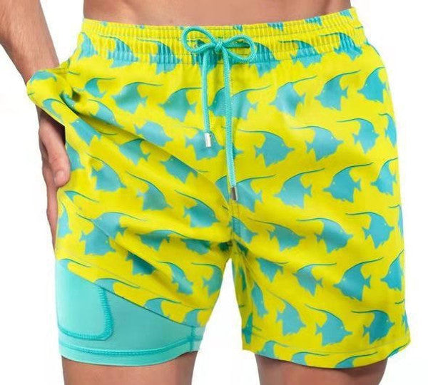 Lined Beach Shorts