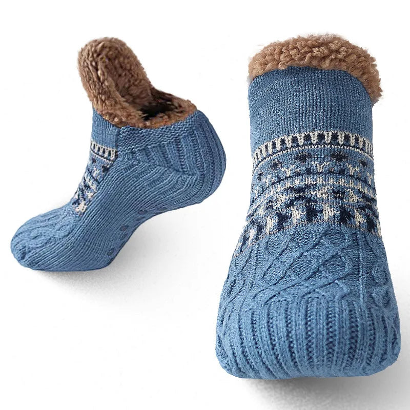 Snow Pattern Warm Socks For Winter
