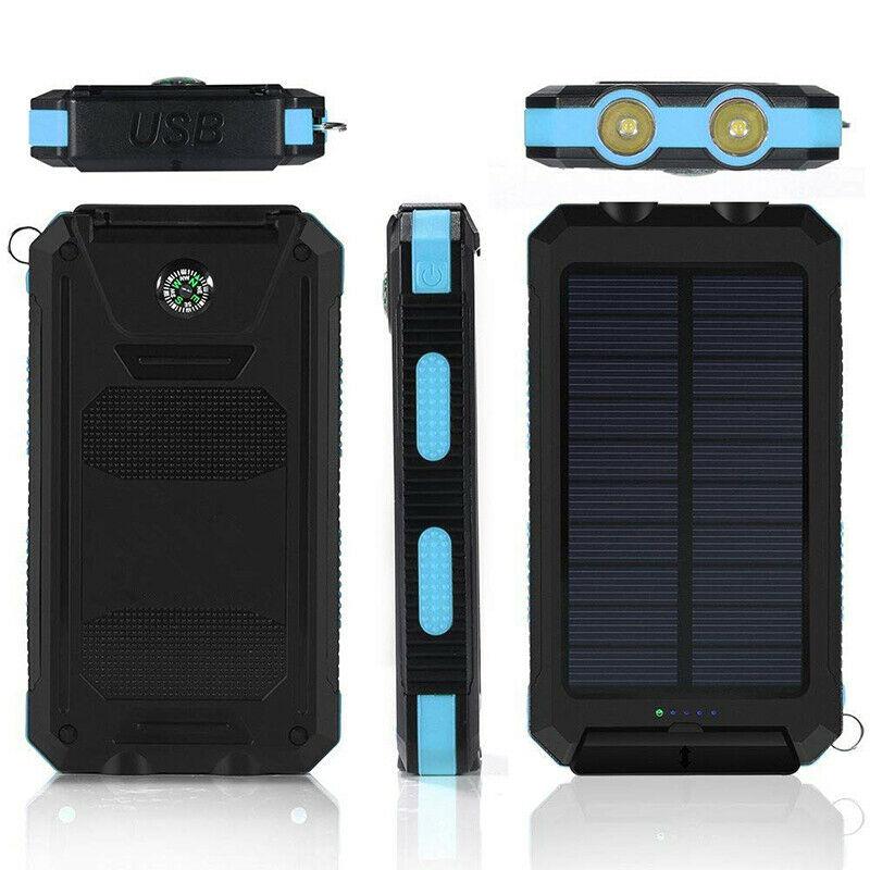 500000mAh Solar Charger Power Bank External