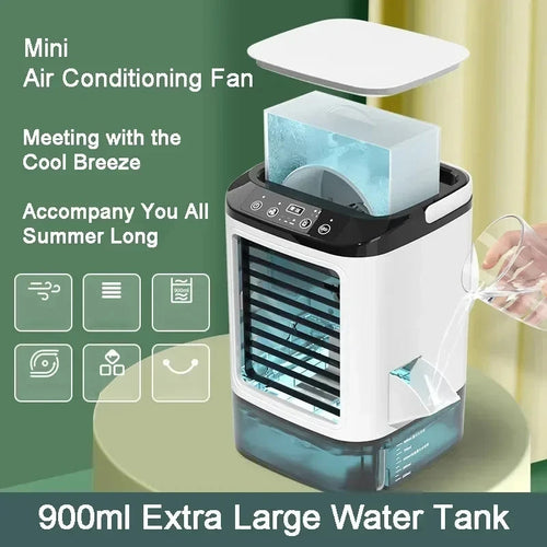 3-Speed Portable Airconditioner Ultrasonic Cooling