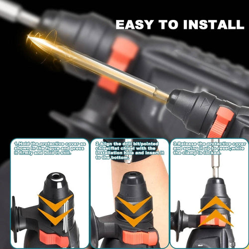 Brushless Cordless Rotary Hammer Drill