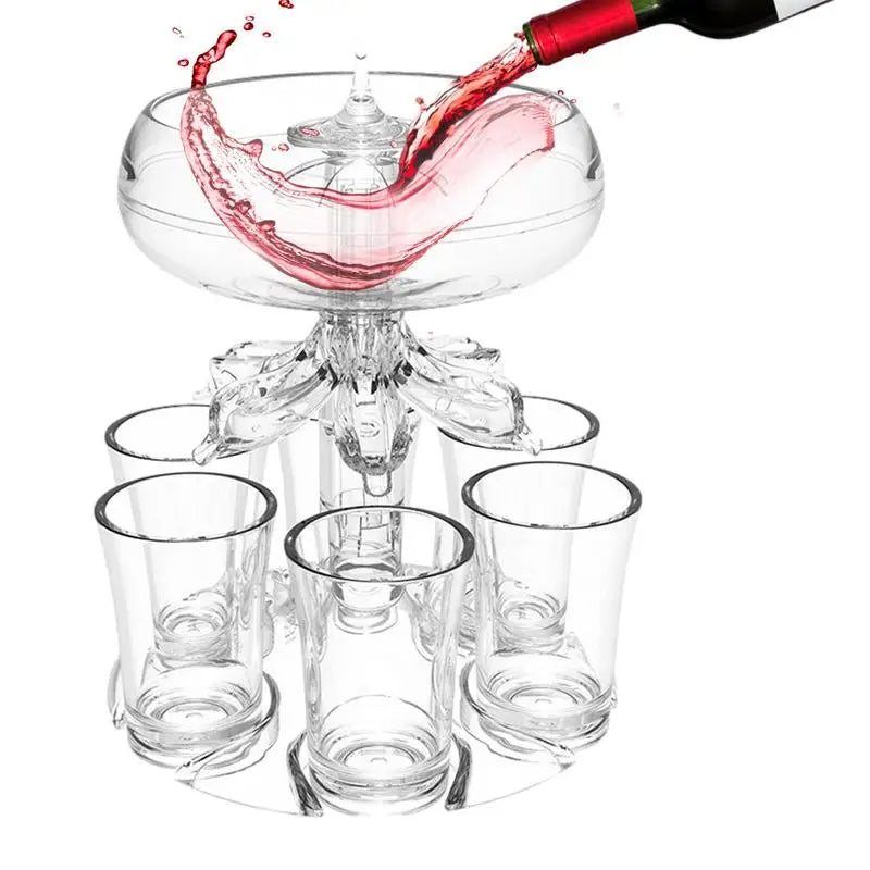 6 Shot Glass Drink Dispenser