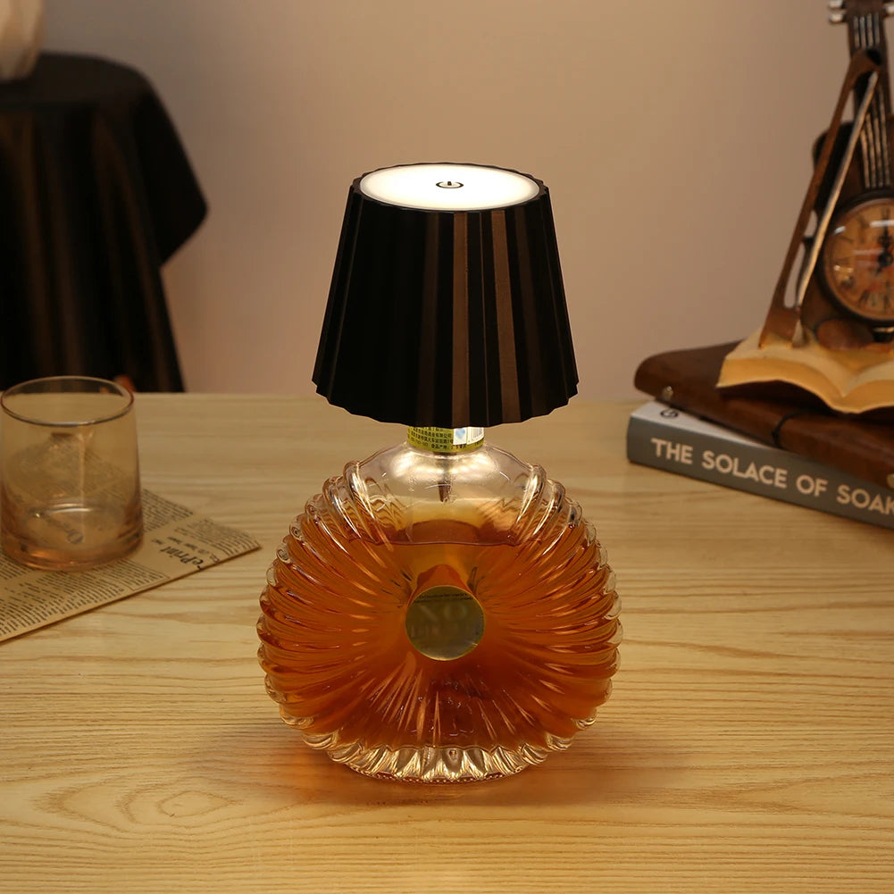 Flexora Wine Bottle Table Lamp