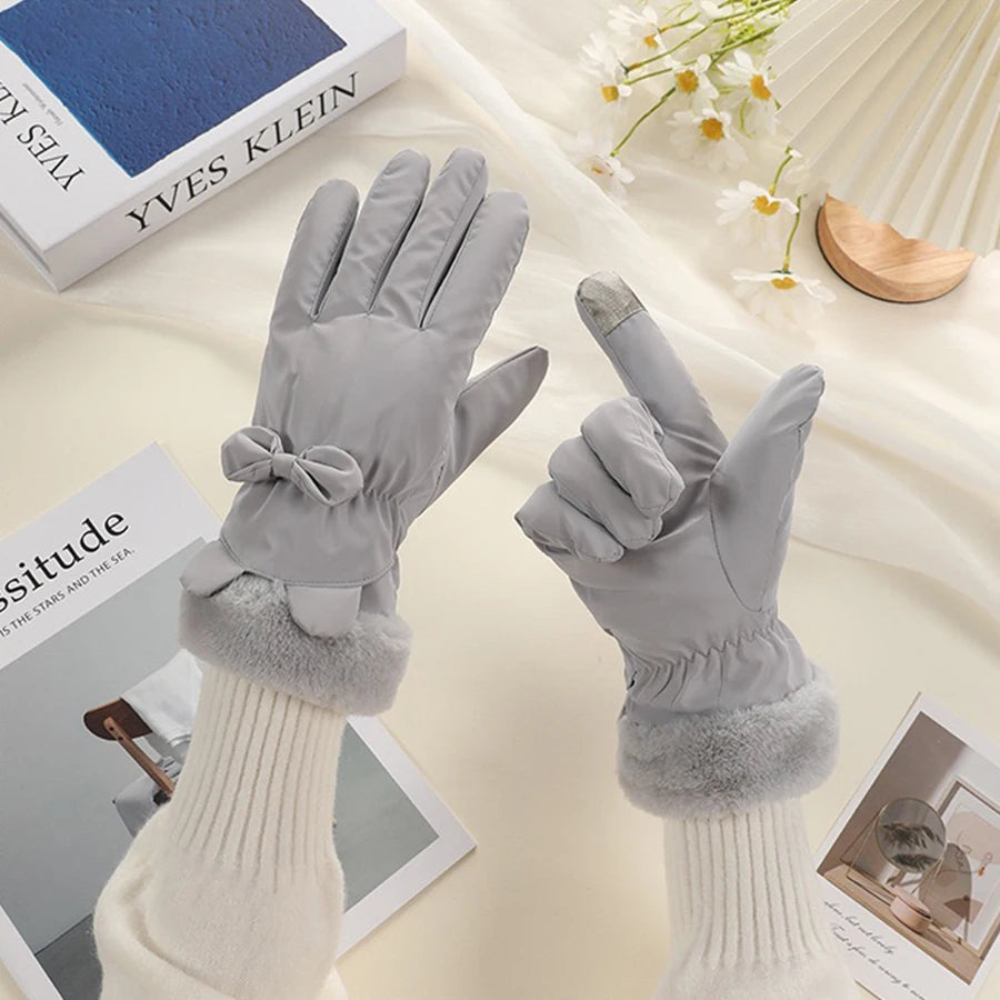 Elegant Touchscreen Winter Gloves For Women