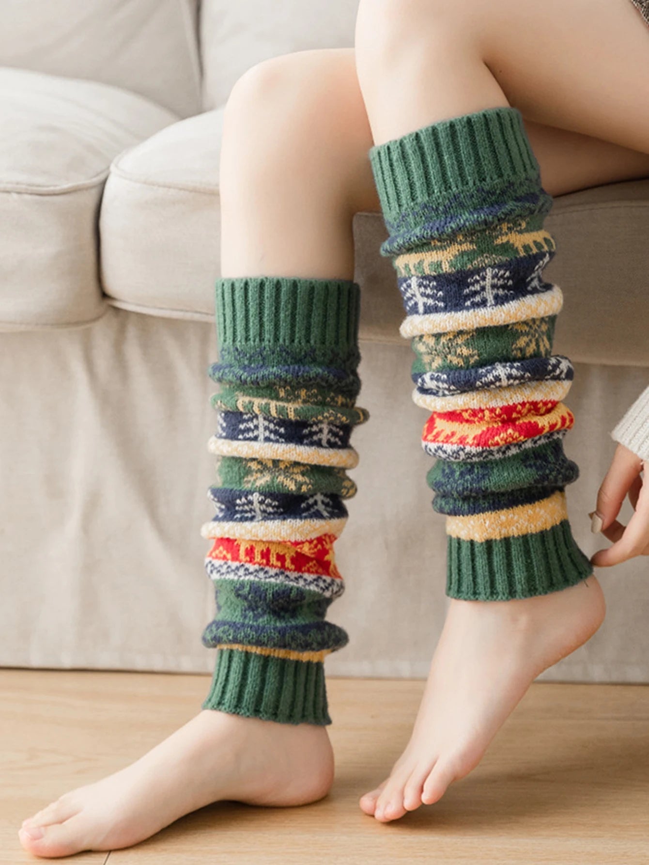 Cozy Knit Leg Warmer For Fall And Winter