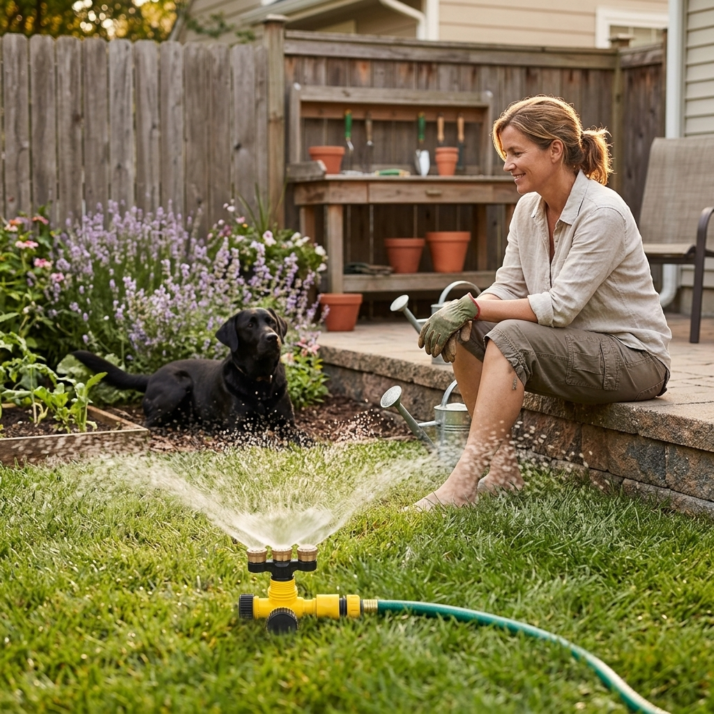 360 Degree Garden Sprinkler