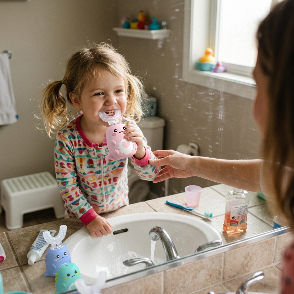 360 Degree Sonic Electric Toothbrush For Kids