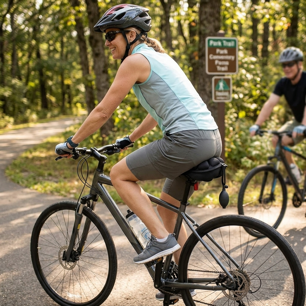 3D Inflatable Bicycle Seat Cushion