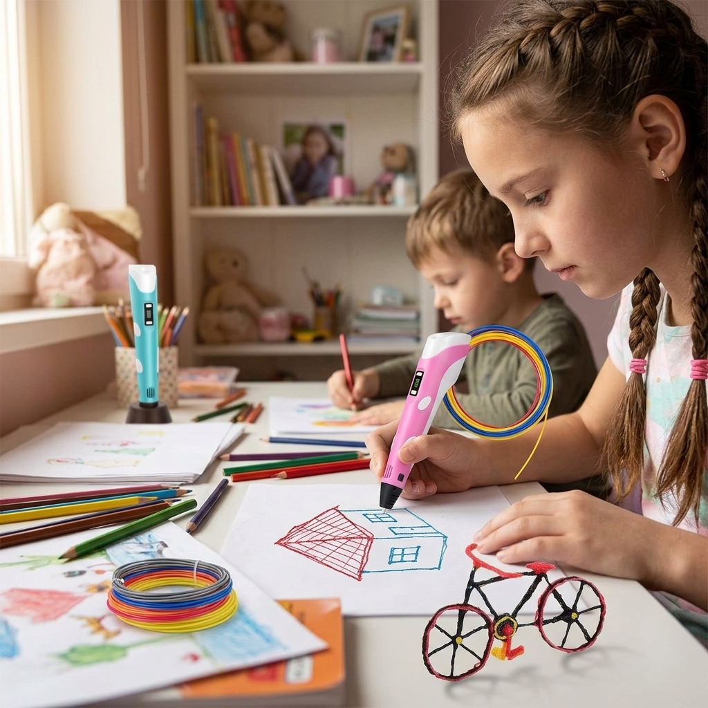 3D Printing Pen For Kids With PLA Filament Kit