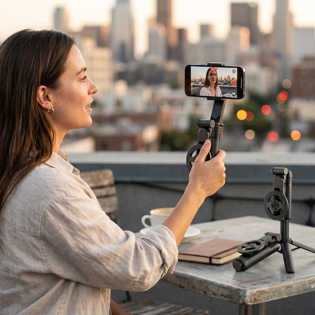 4 In 1 Multifunctional Magnetic Selfie Stick