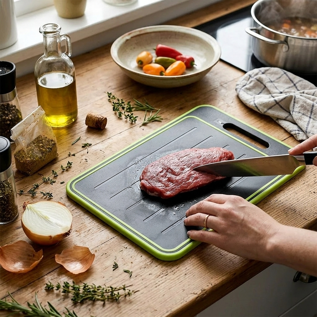 4-in-1 Cutting Board and Thaw Defrosting Tray