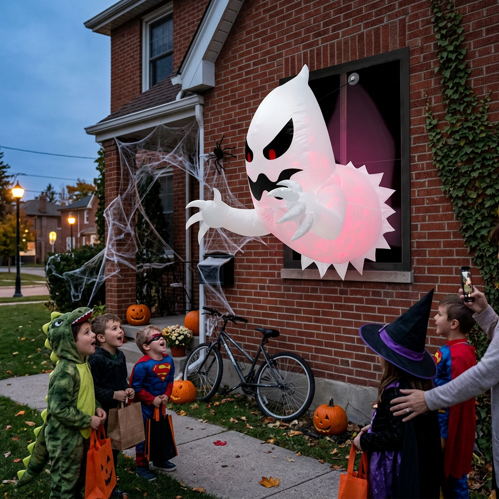4.59ft Inflatable Halloween Ghost Decoration