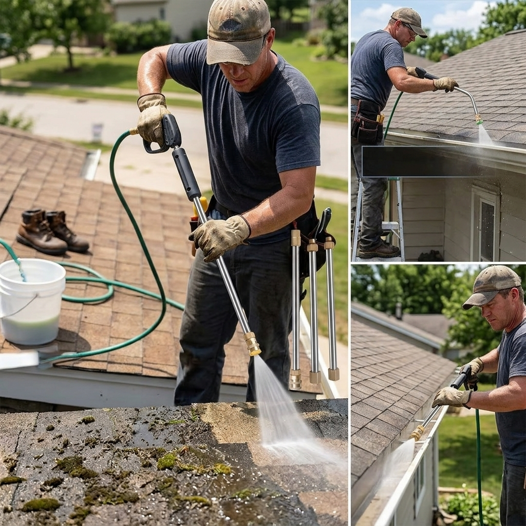 4000 PSI Telescoping Pressure Washer Extension Wand