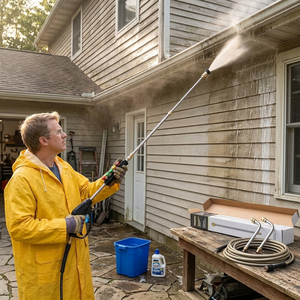 4000 PSI Telescoping Pressure Washer Wand Set