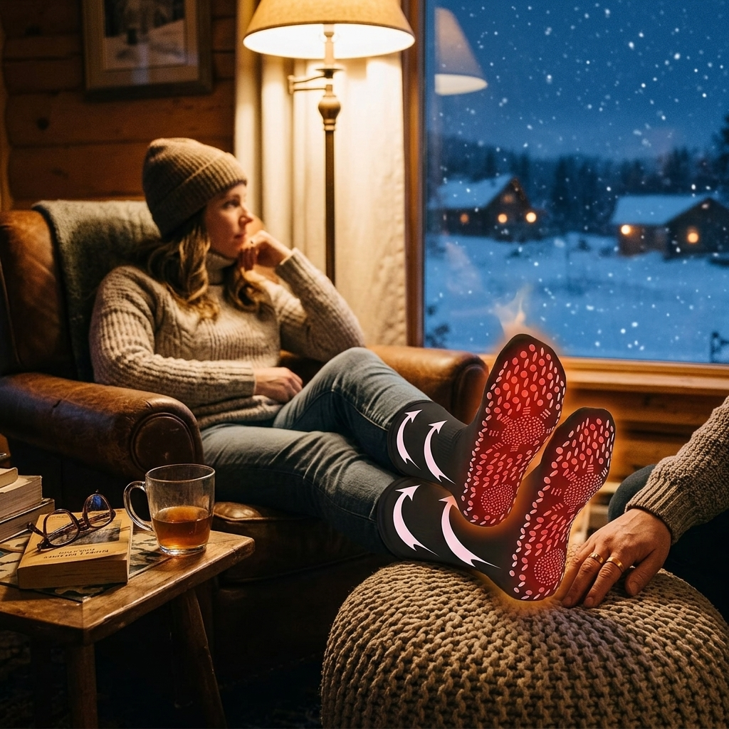 5 Pairs Self Heating Winter Warmer Socks