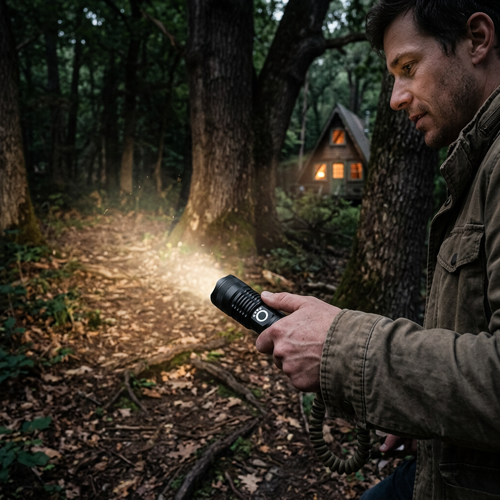 90000 Lumens Most Powerful Flashlight