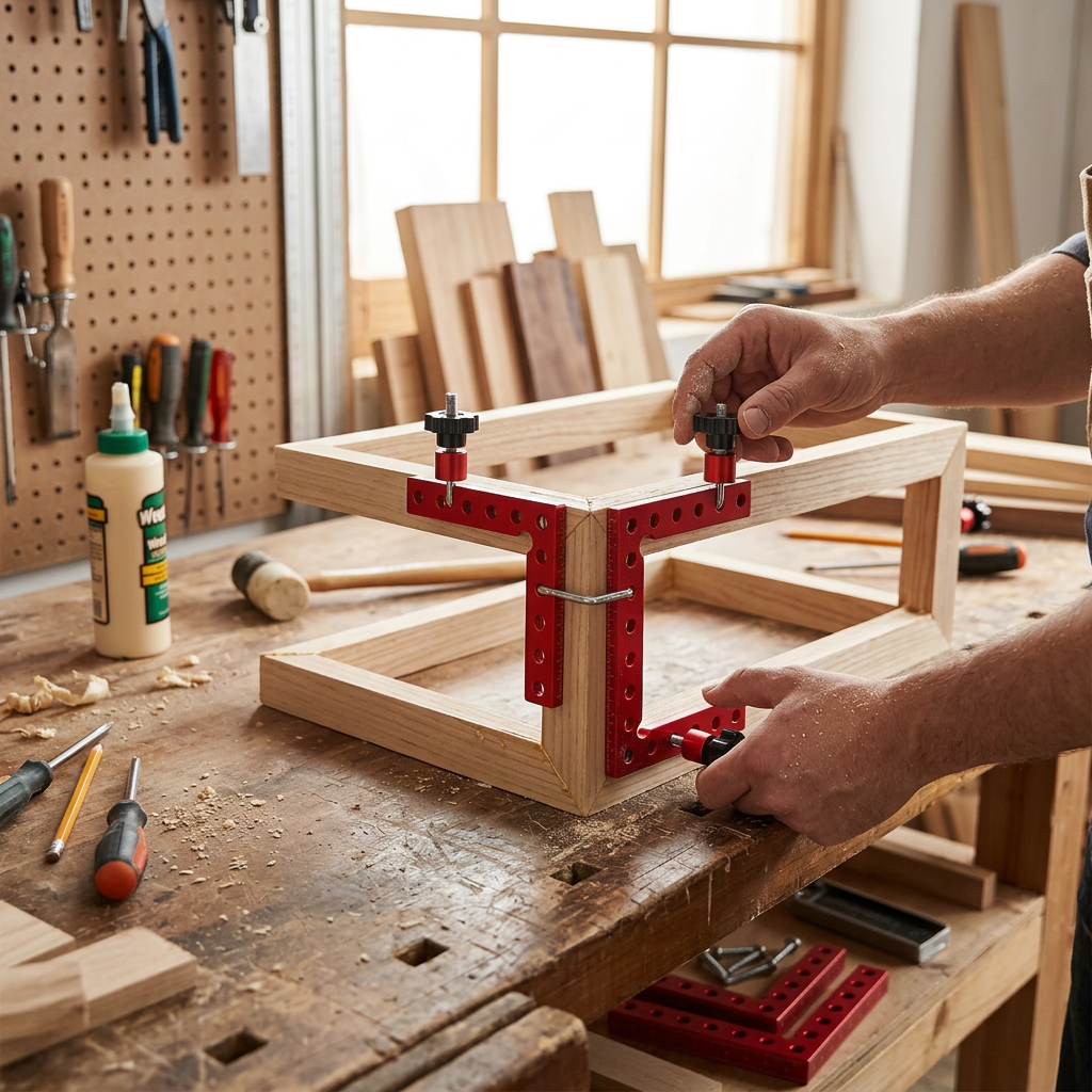 90 Degree 120mm Woodworking Clamps