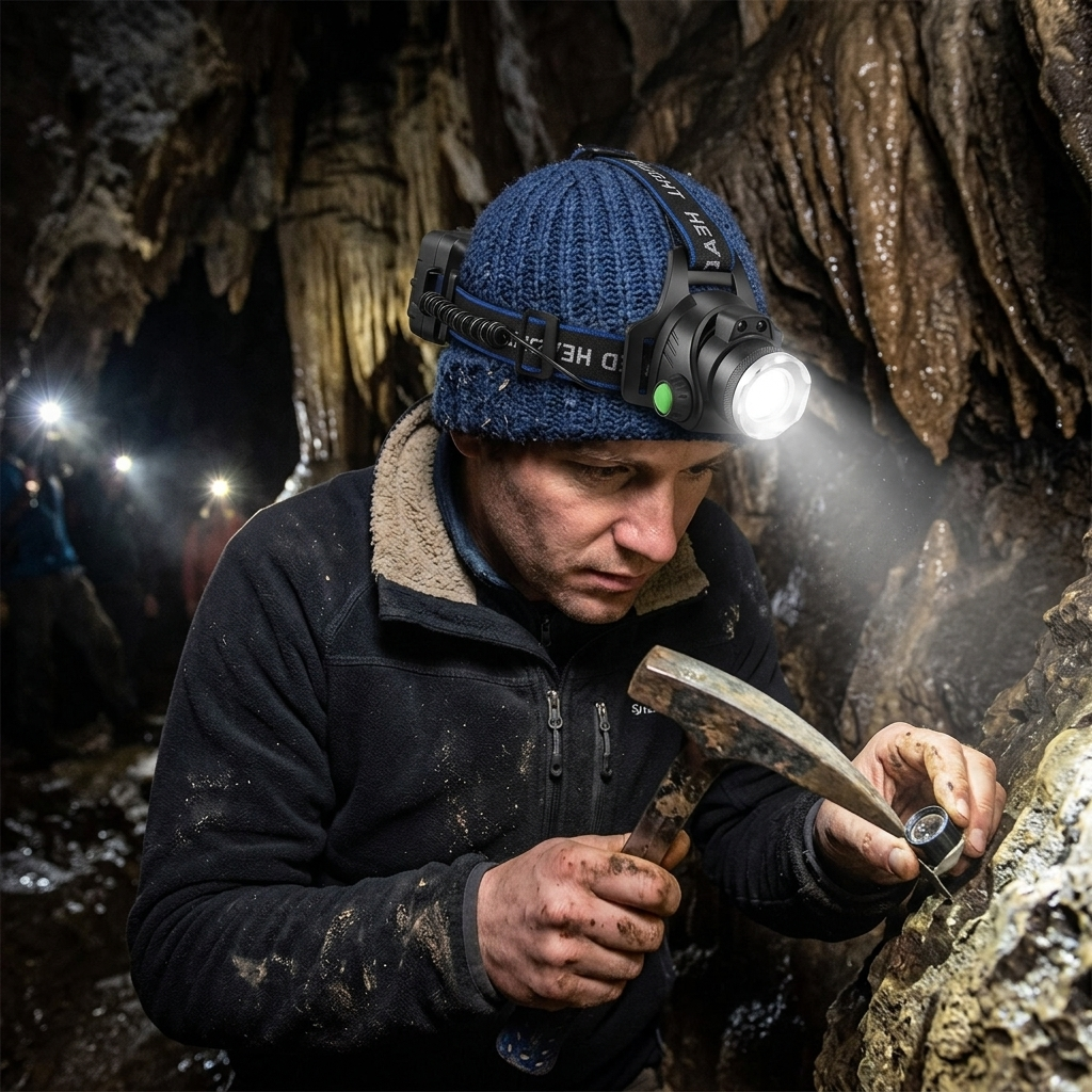 990000LM Rechargeable LED Headlamp
