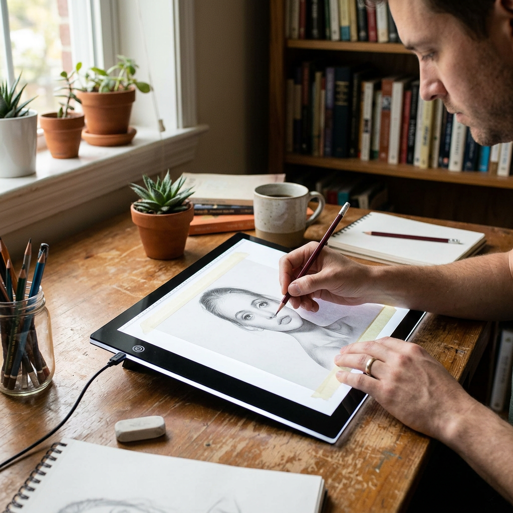 A4 A5 Ultra-Thin LED Drawing Tablet For Tracing & Sketching