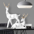 Stag Figures Sculpture