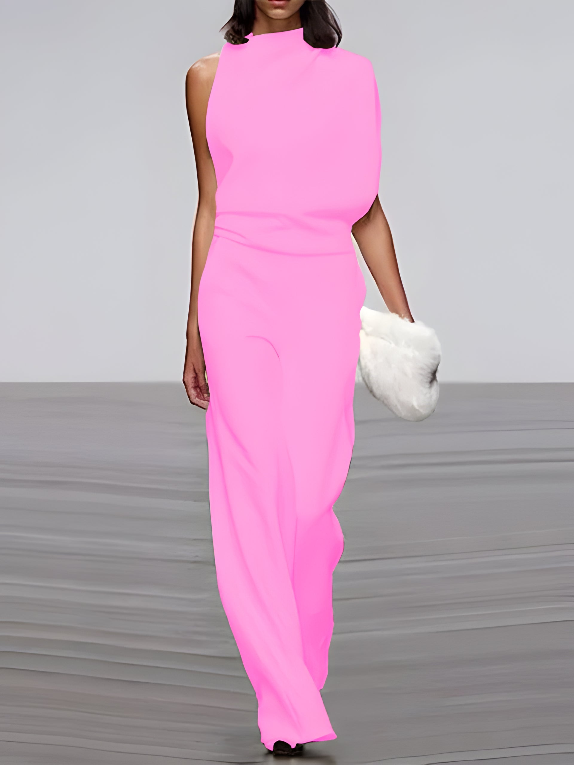 Women's Sleeveless Flared Jumpsuit