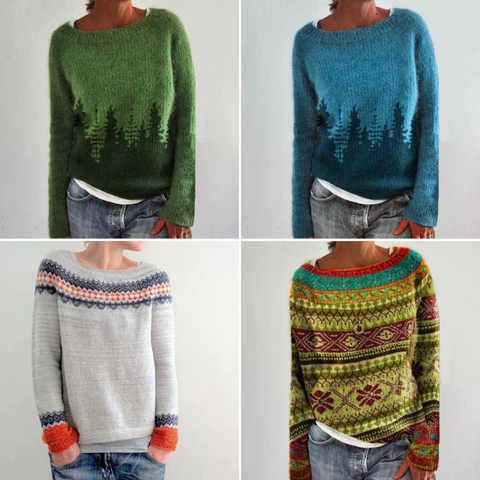 Flexora Women's Retro Sweater